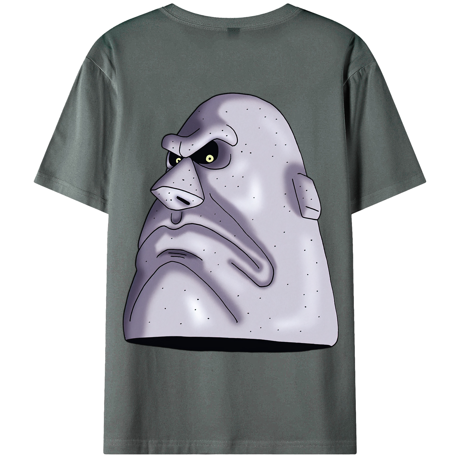 （画像用） ドラゴンクエスト Doragon Kuesuto Dragon Quest 綿100％ メンズ半袖Tシャツ（バックプリント） 通気性
